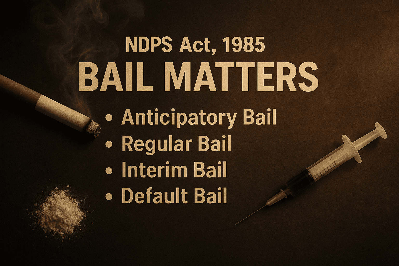 NDPS Bail Lawyer - advshaktimann.com